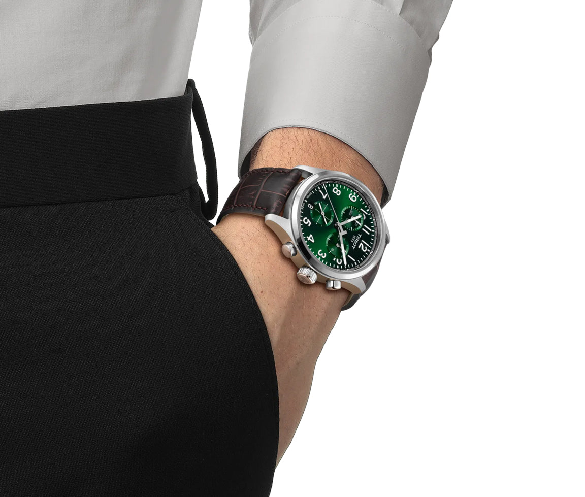 Tissot Chrono L 42 mm cadran vert