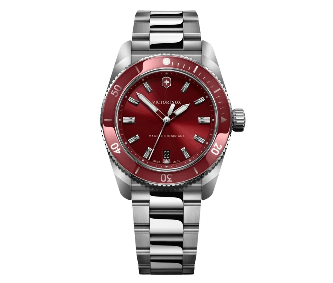Victorinox Maverick au quartz 39 mm cadran rouge