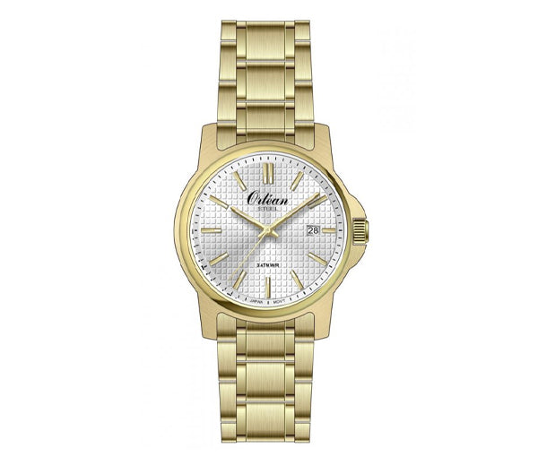 Montre Orlean pour homme en acier/PVD or ME3671