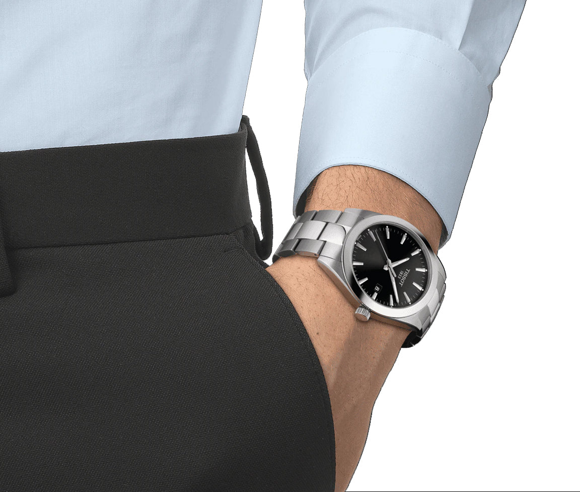 Tissot Gentleman 40 mm cadran noir