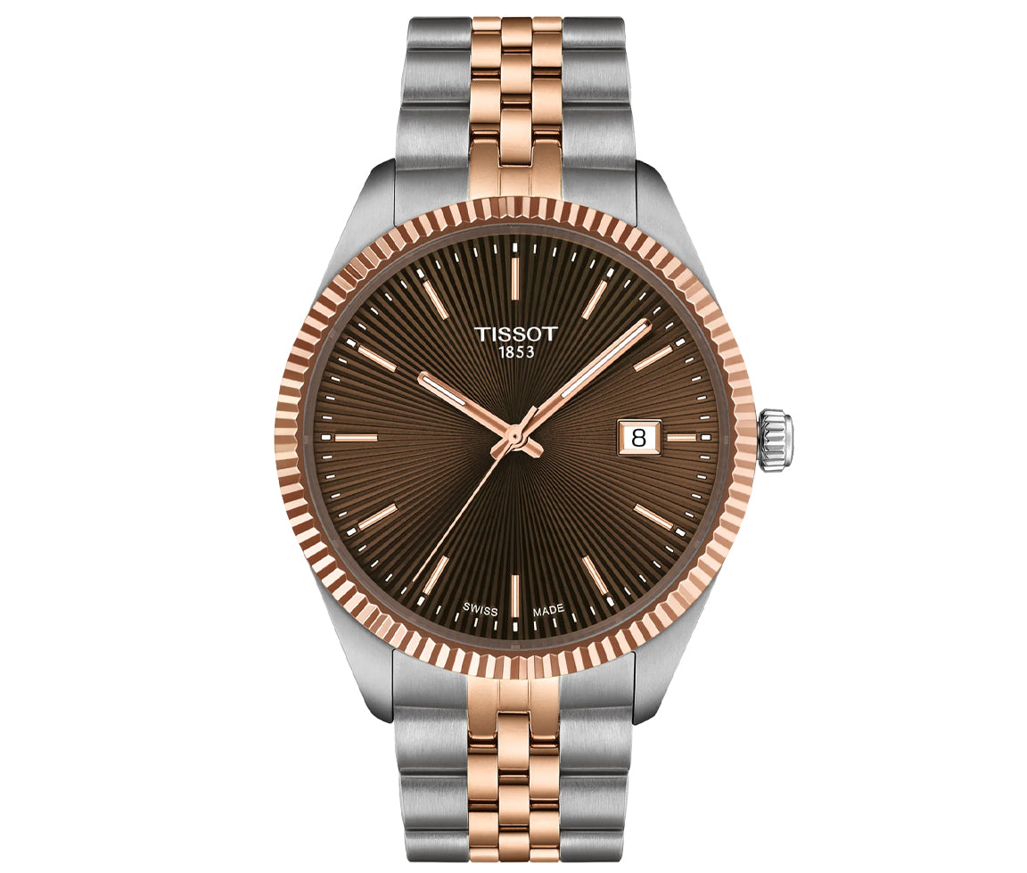 Tissot Ballade Quartz 40 mm cadran brun