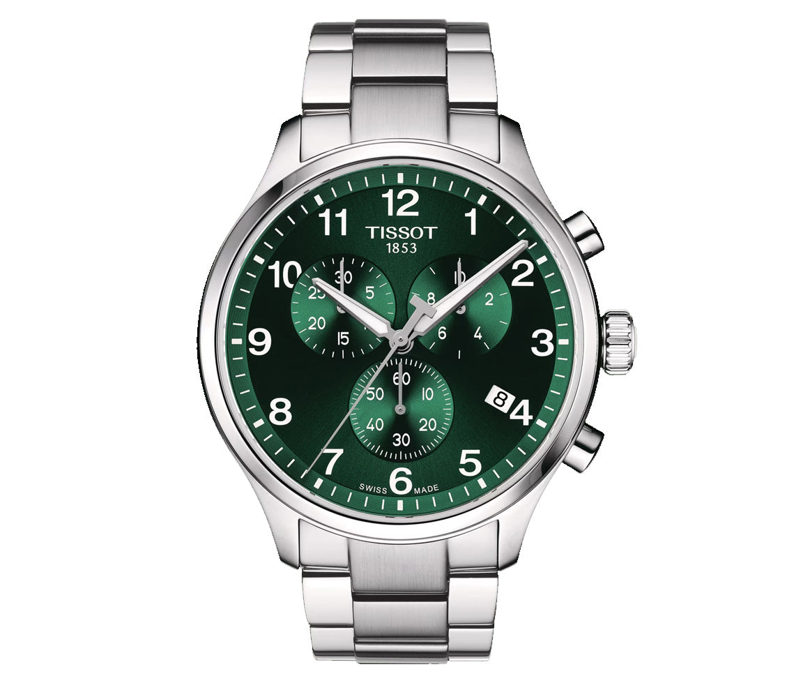 Tissot Chrono XL 45 mm cadran vert