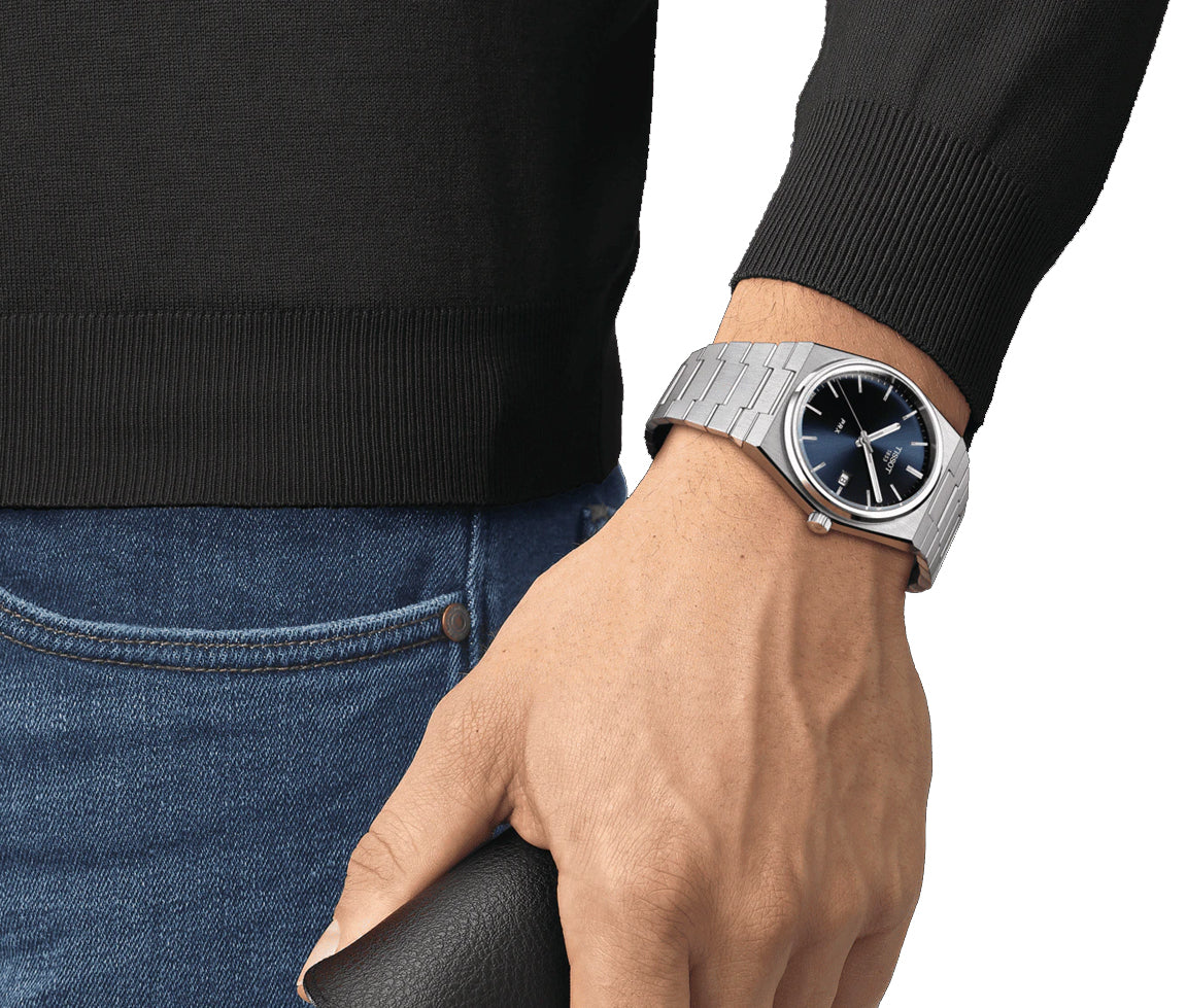 Tissot PRX 40 mm cadran bleu