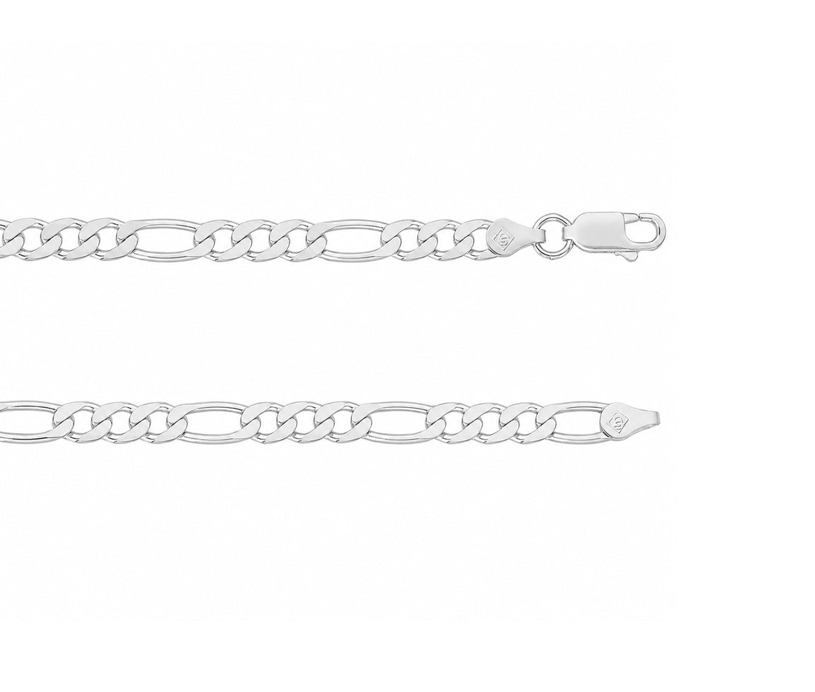 Chaine à maille figaro en argent FIG39S22