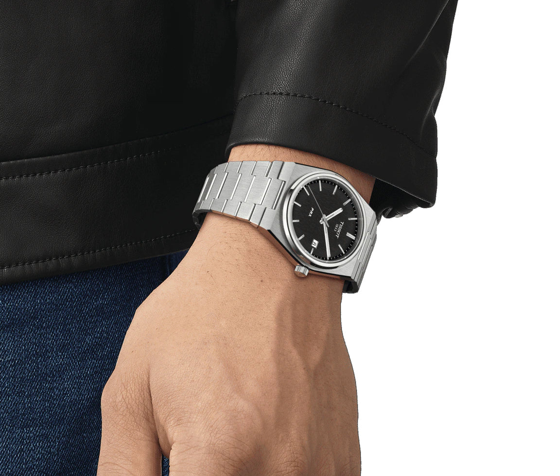 Tissot PRX 40 mm cadran noir