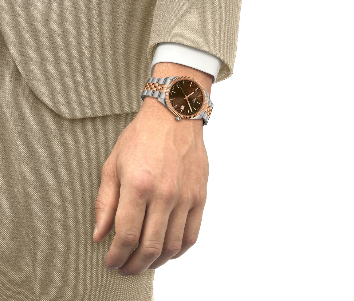 Tissot Ballade Quartz 40 mm cadran brun