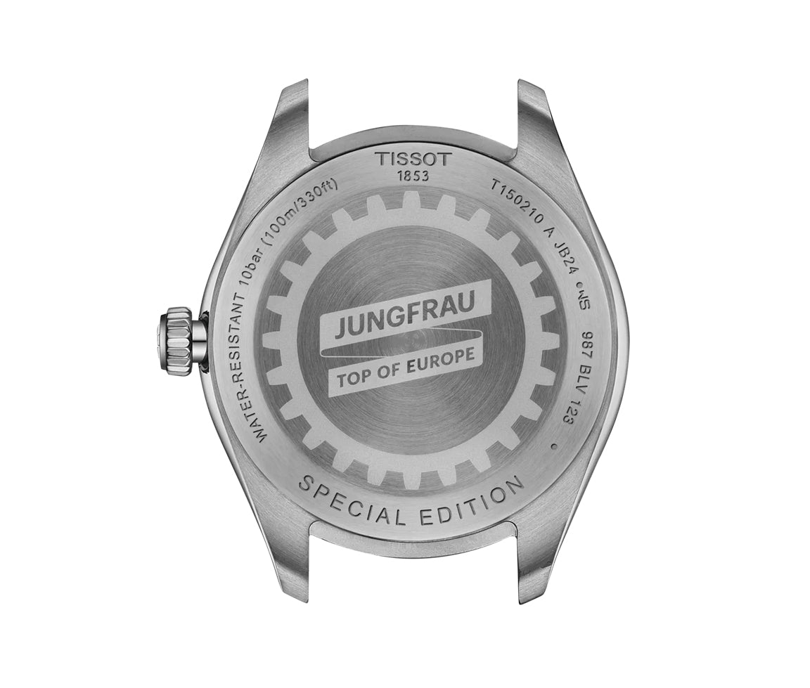 Tissot PR 100 Jungfraubahn 34 mm cadran argent