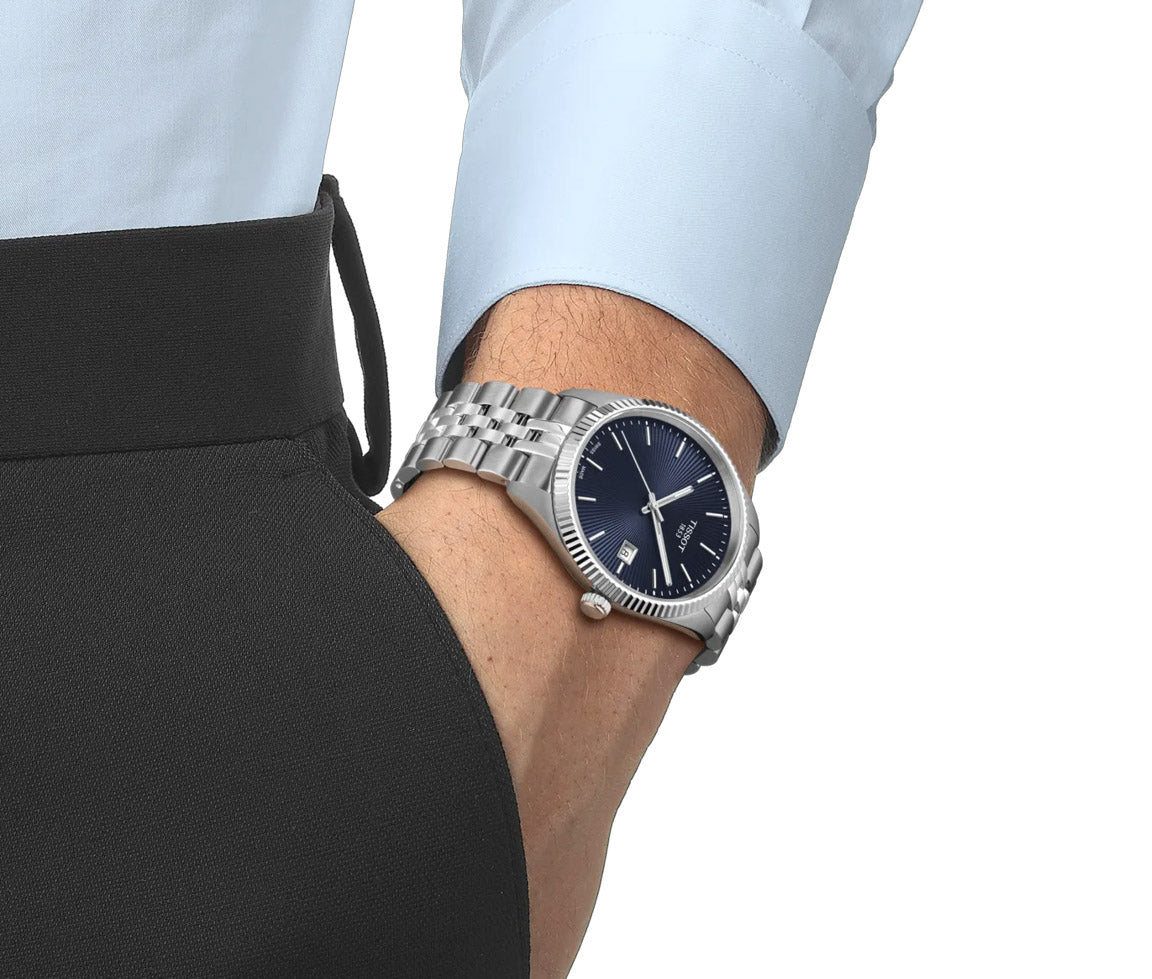 Tissot Ballade 40 mm cadran bleu