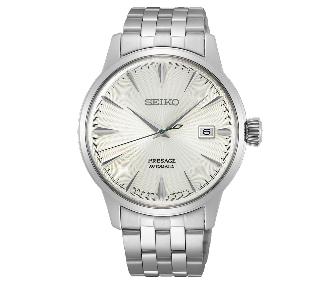 Seiko Presage Cocktail Time 40.5 mm cadran blanc