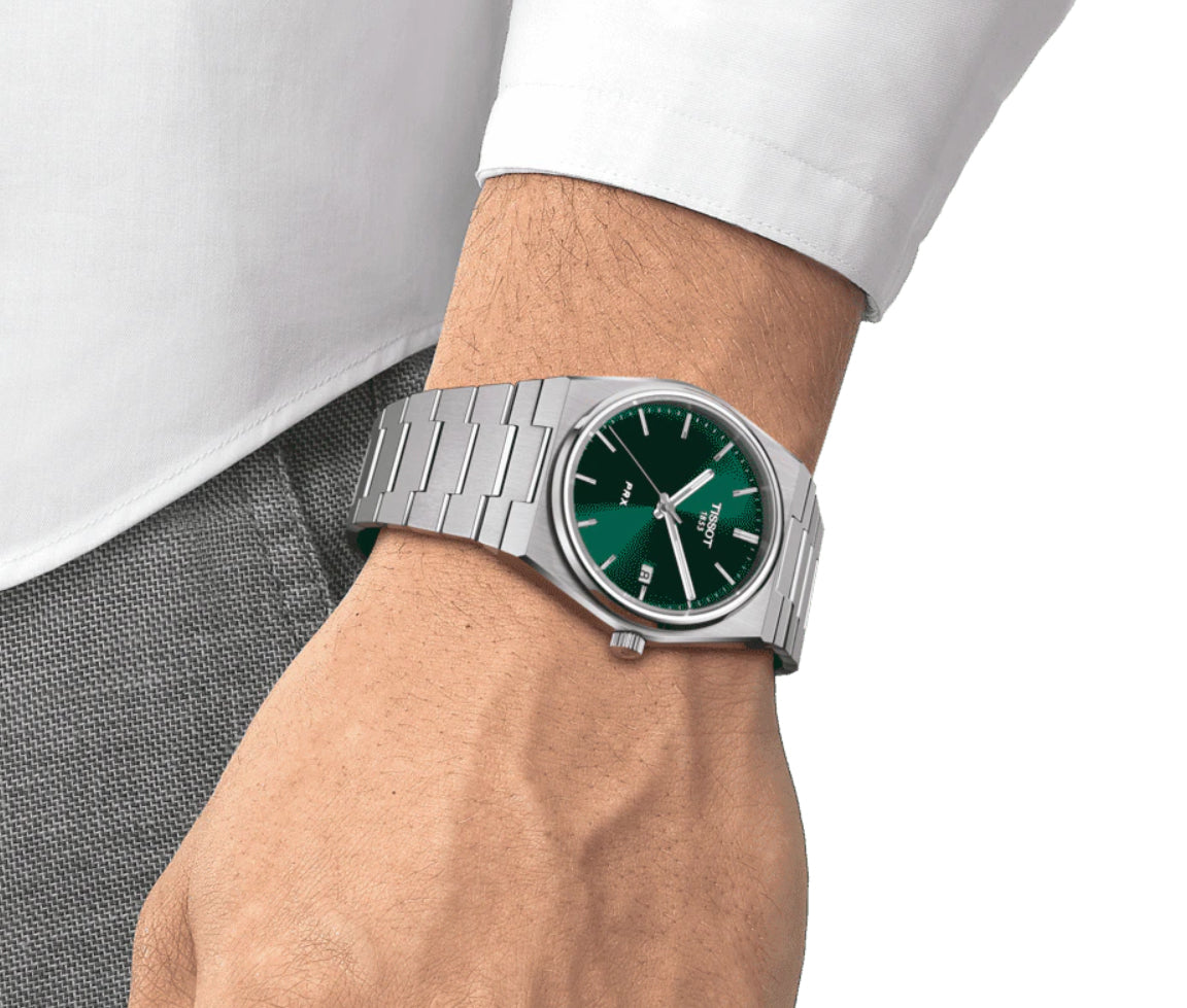 Tissot PRX 40 mm cadran vert foncé