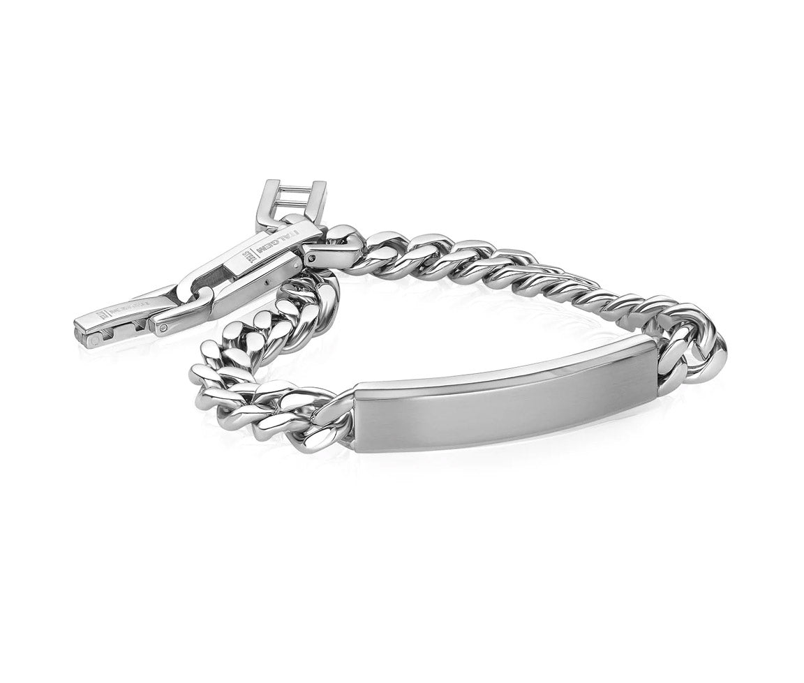 Bracelet identité en acier SMB198